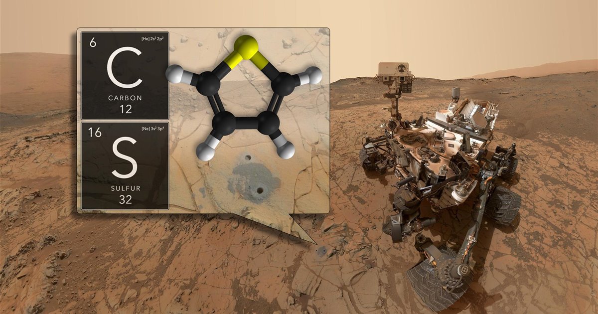 El rover Curiosity halla moléculas orgánicas durante sus perforaciones