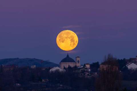 As Se Vio La Imponente Luna Del Lobo El Plenilunio De Este Enero