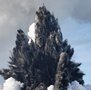 Erupción de un volcán submarino, Tonga