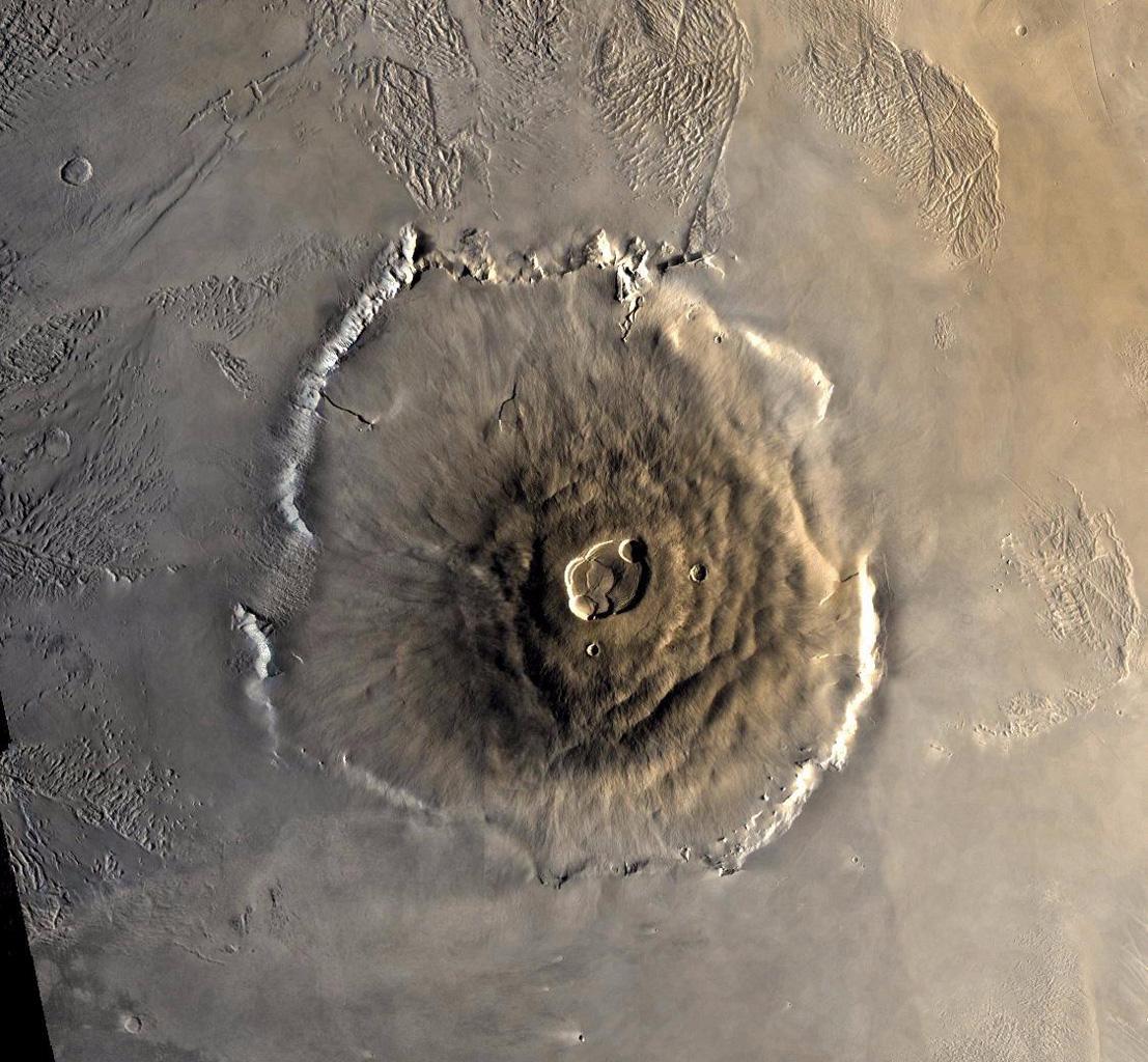 Monte Olimpo, Marte