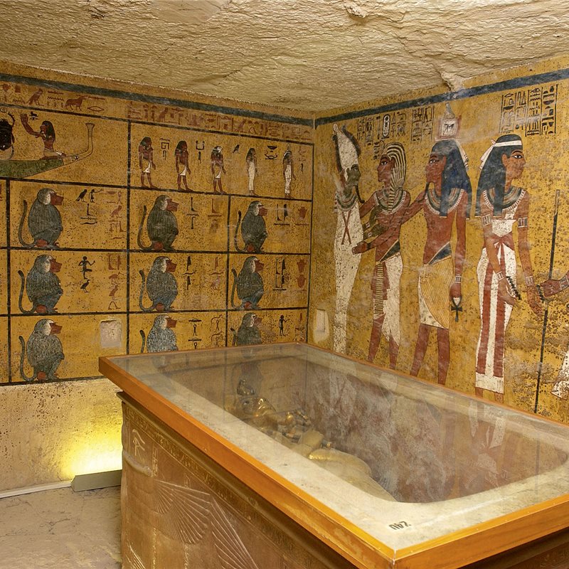 Creada una réplica de la tumba de Tutankhamón