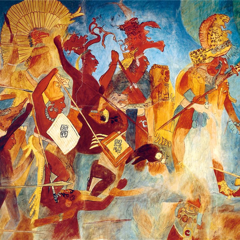 Los temibles guerreros de las ciudades mayas