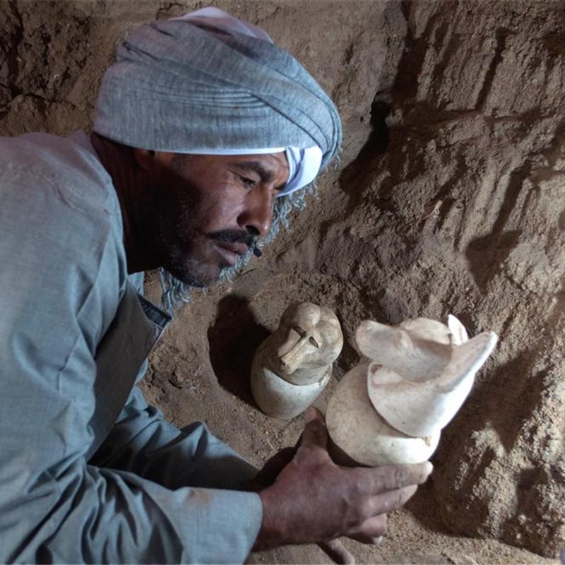 Importantes hallazgos en el templo de Amenhotep II