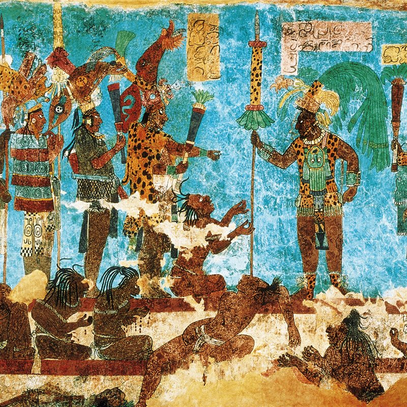Descubren las fuentes de la pintura "azul maya"