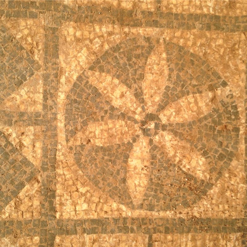 Nuevos mosaicos romanos afloran en Badalona