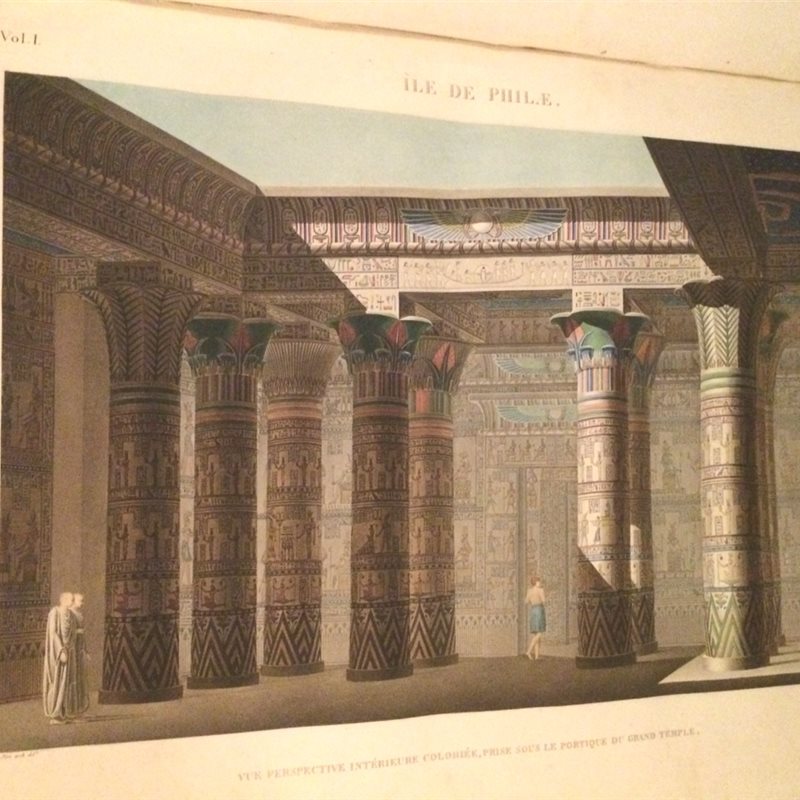 España conserva un ejemplar original de la "Descripción de Egipto"