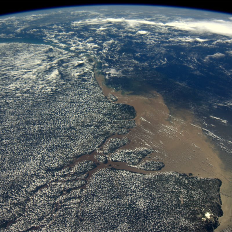 Desembocadura del río Amazonas