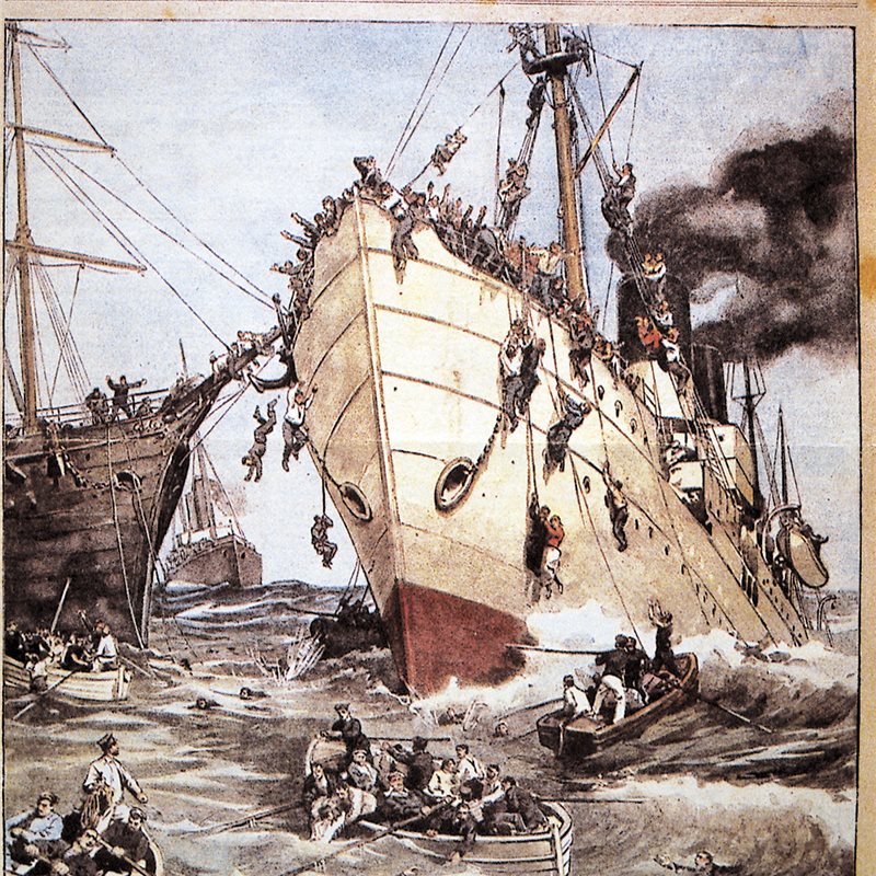 Así fue el naufragio del Sirio, llamado el "Titanic" del Mediterráneo
