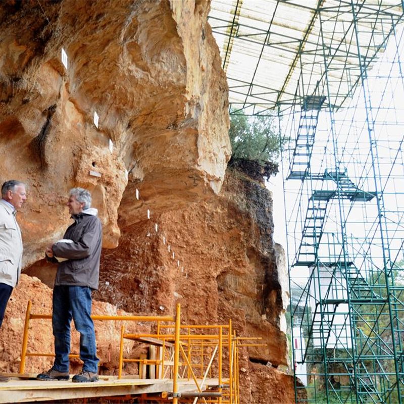 El paleontólogo Donald Johanson, descubridor de Lucy, en Atapuerca