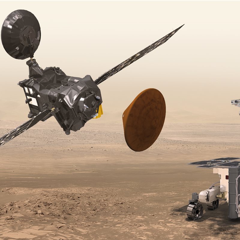 Vídeo: el descenso a Marte de la sonda ExoMars Schiaparelli