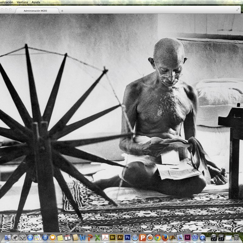 Gandhi: una presencia que está en todas partes y en ninguna