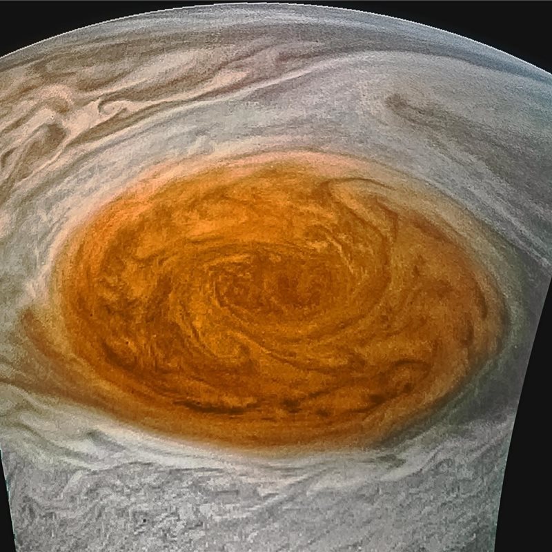 Juno obtiene las mejores imágenes de la historia de la Gran Mancha Roja de Júpiter
