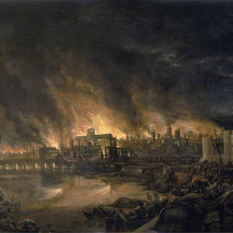 Christopher Wren y el gran incendio de Londres