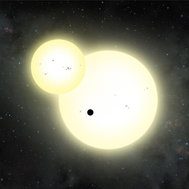 Kepler-1647b, un gigante gaseoso que orbita alrededor de dos estrellas
