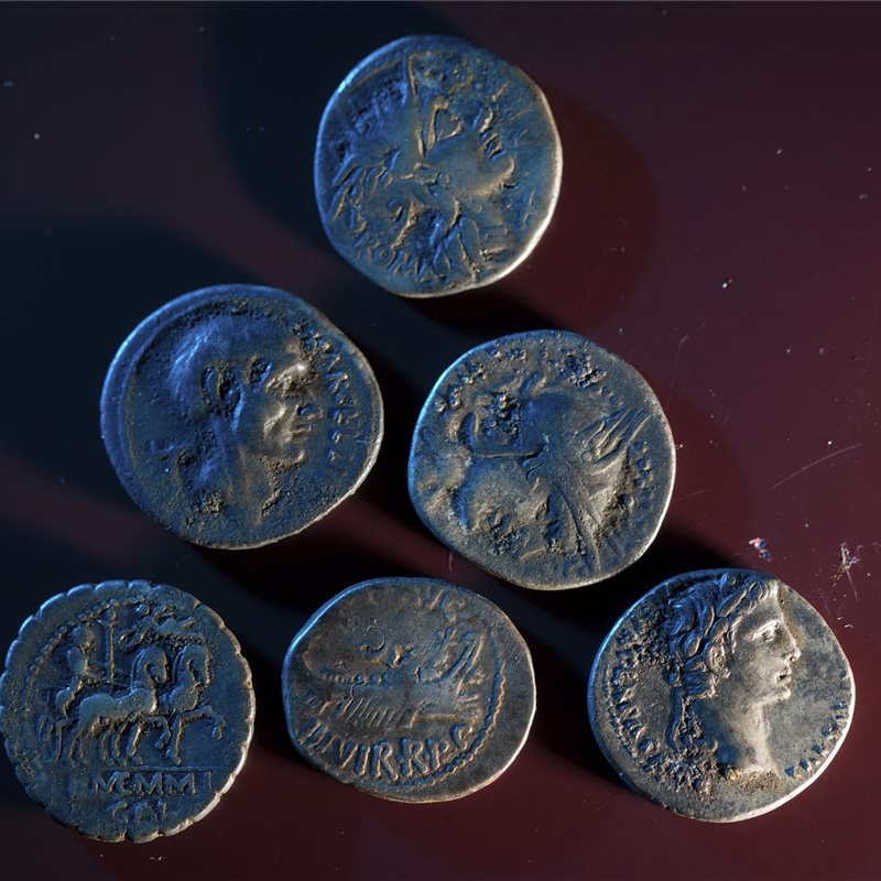 Hallazgo de 200 denarios en el escenario de la batalla del bosque de Teutoburgo
