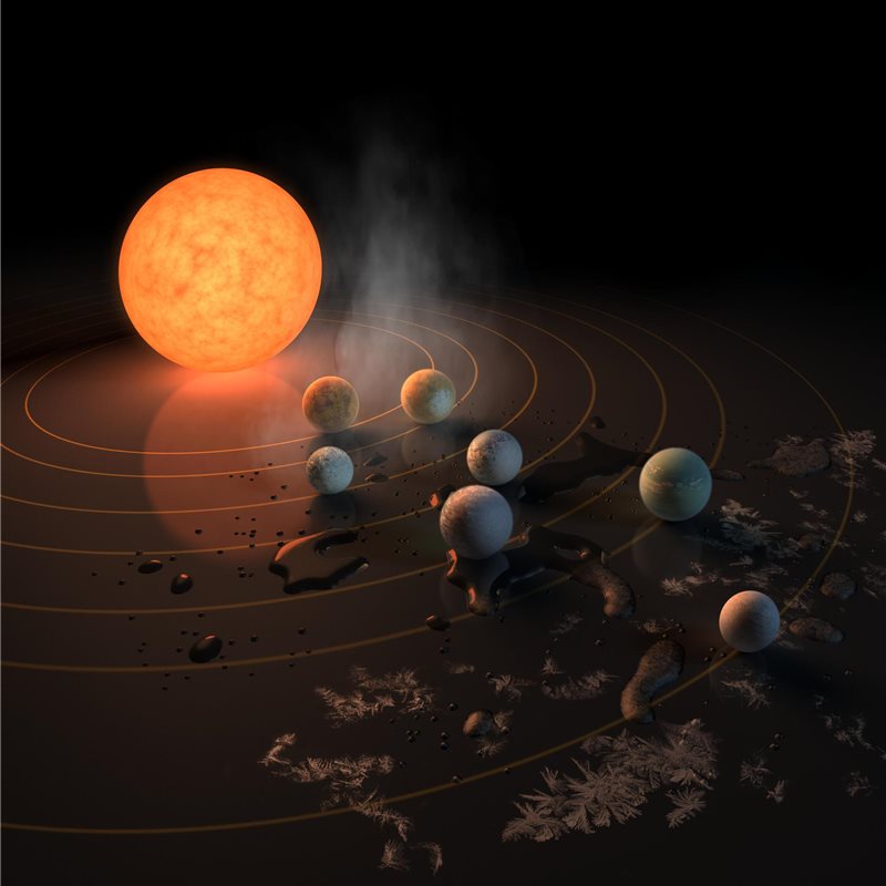 La NASA anuncia un descubrimiento histórico: 7 planetas similares a la Tierra y potencialmente habitables