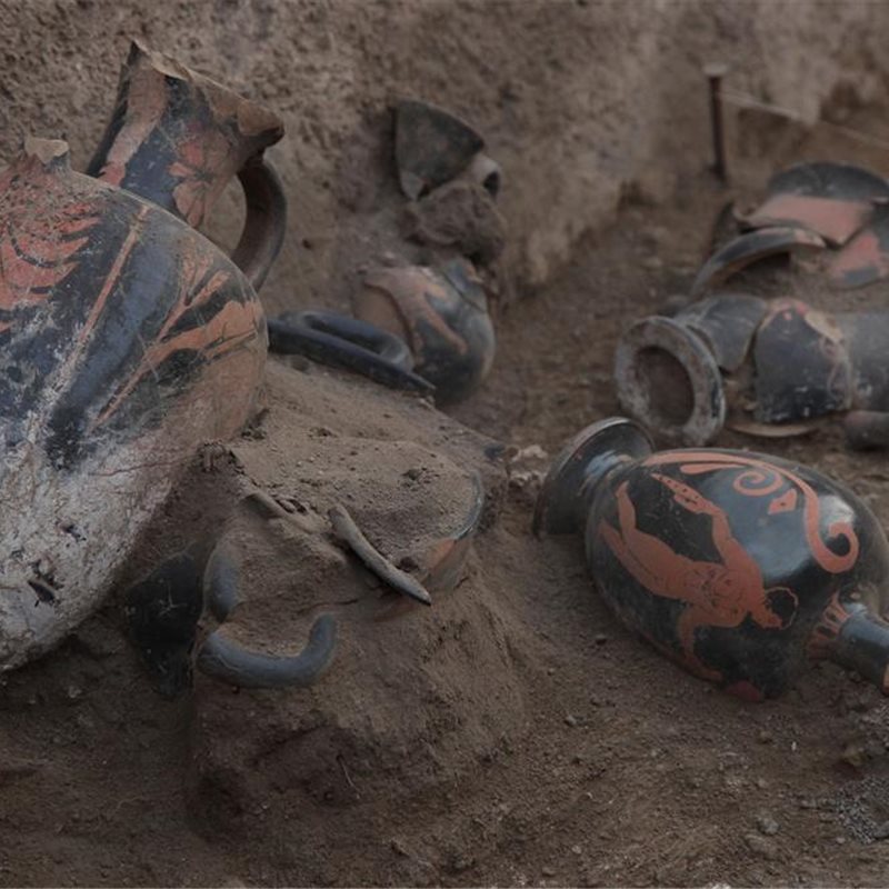 Descubren una tumba samnítica en Pompeya