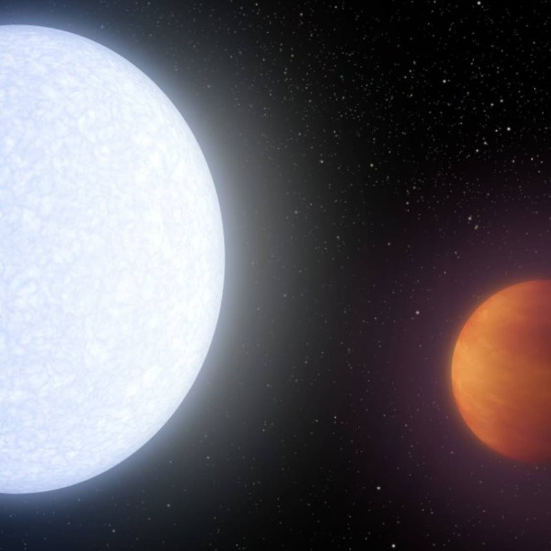 Descubren un planeta más caliente que muchas estrellas 