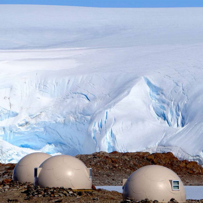 Un hotel de lujo en la Antártida