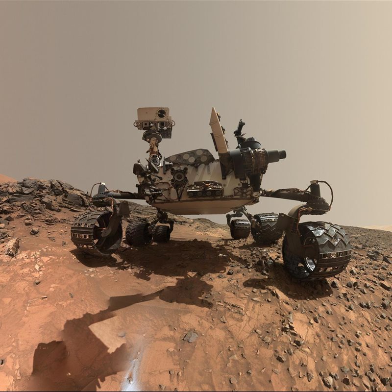El rover Curiosity halla moléculas orgánicas durante sus perforaciones en Marte