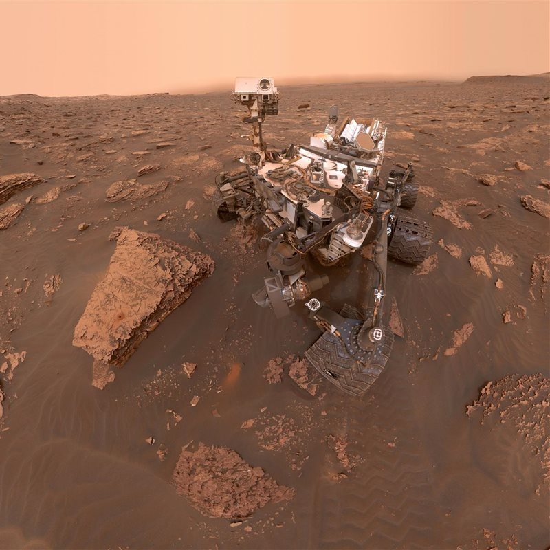 La tormenta de polvo de Marte ha adquirido una dimensión global; el Curiosity la está estudiando