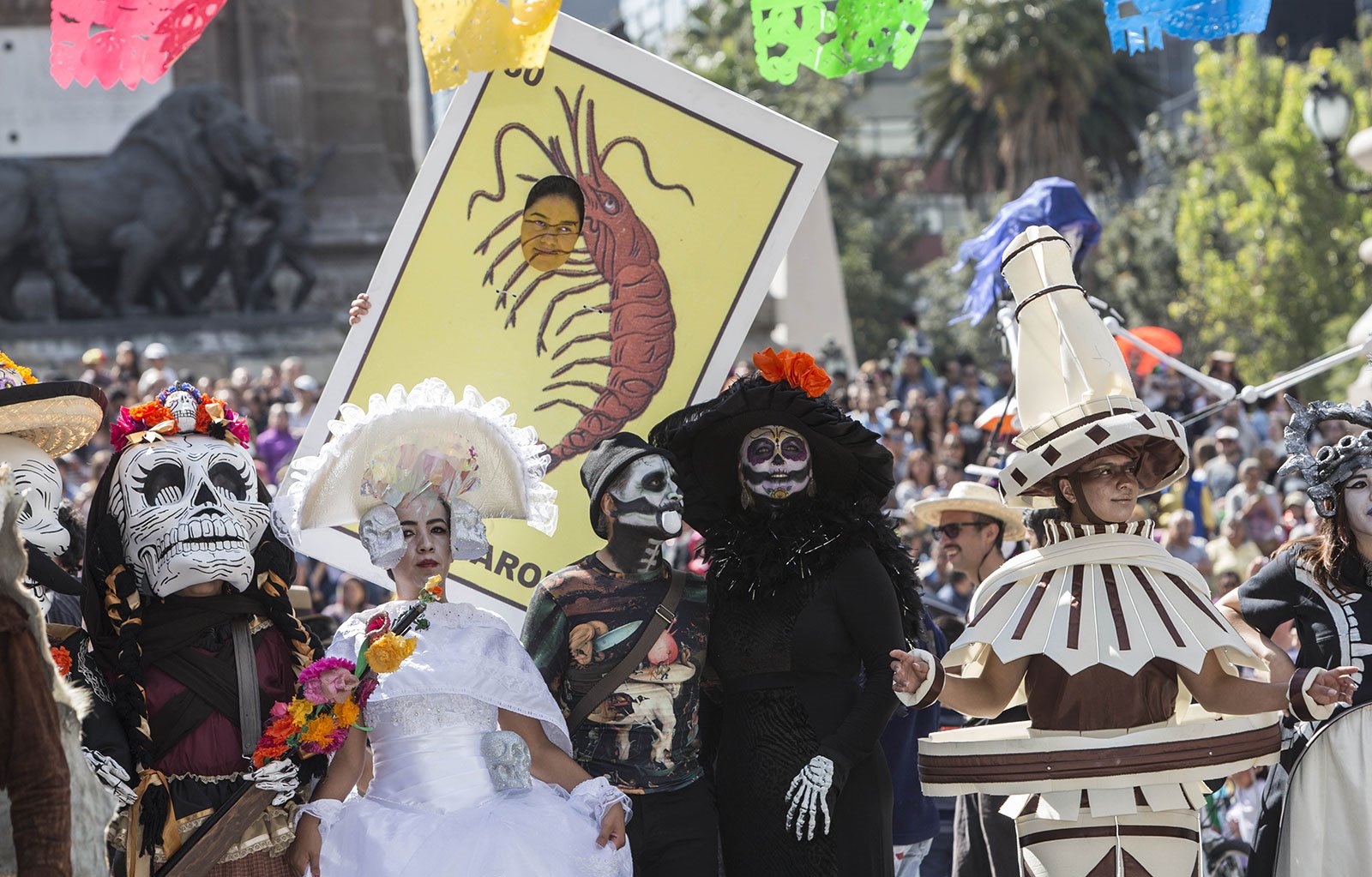 Desfile de Día de Muertos en Ciudad de México