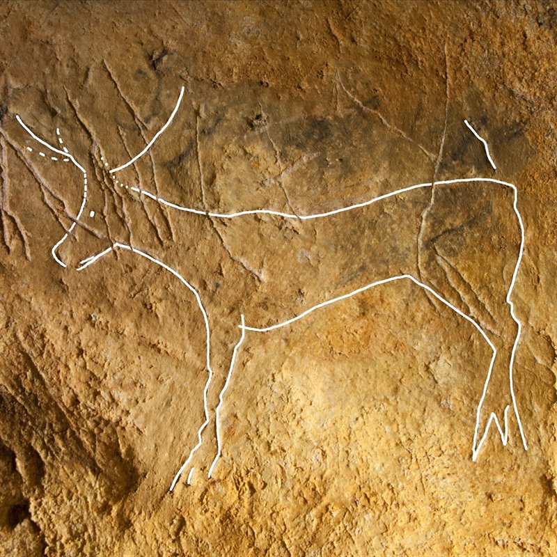 Arte prehistórico de más de 12.000 años de antigüedad en 2 cuevas de Francia