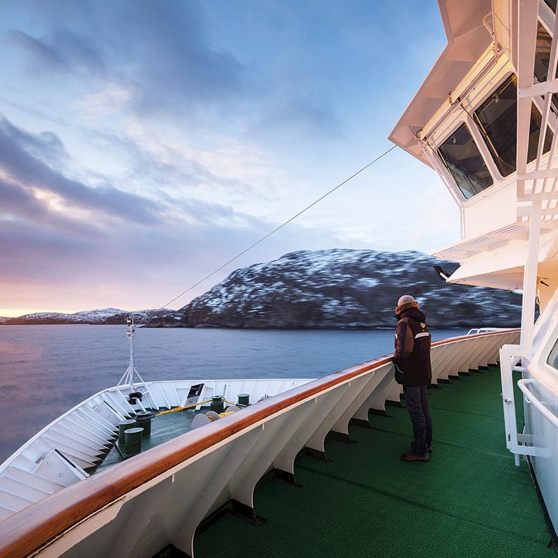 Noruega en invierno a bordo del Hurtigruten