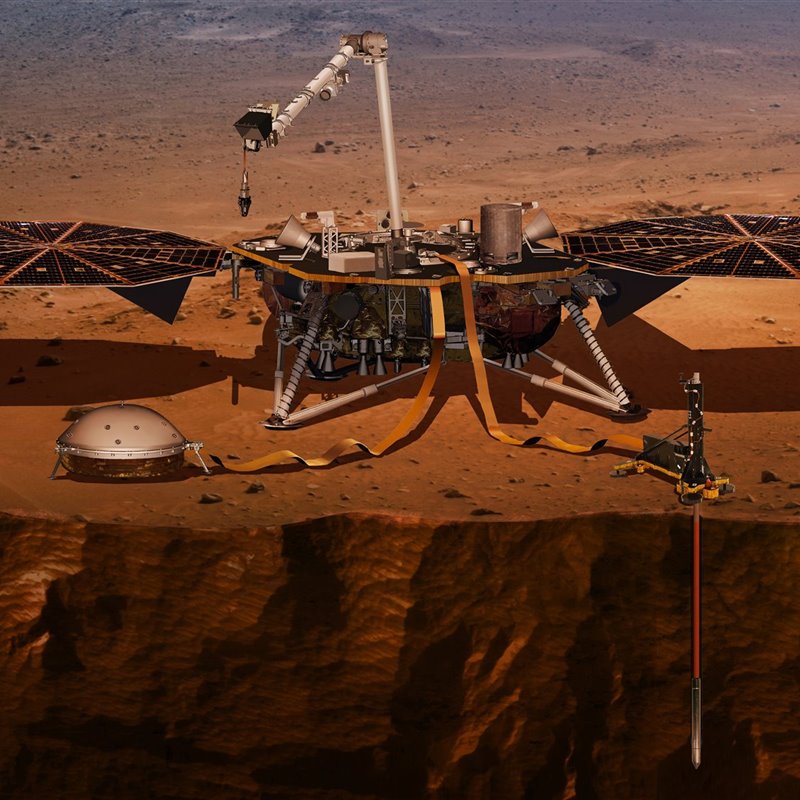 La misión InSight ha empezado a taladrar el suelo de Marte