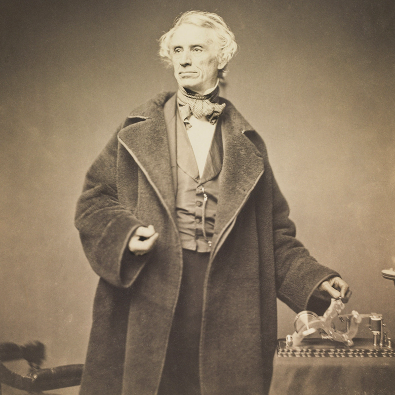Samuel Morse en un retrato de 1857