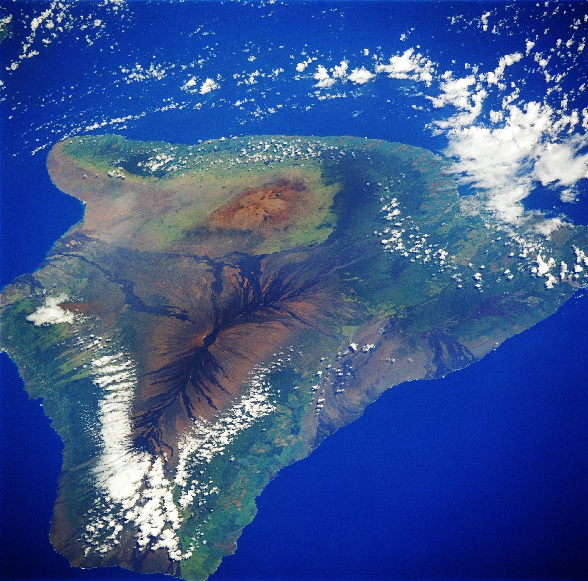 Imagen aérea del Mauna Loa 