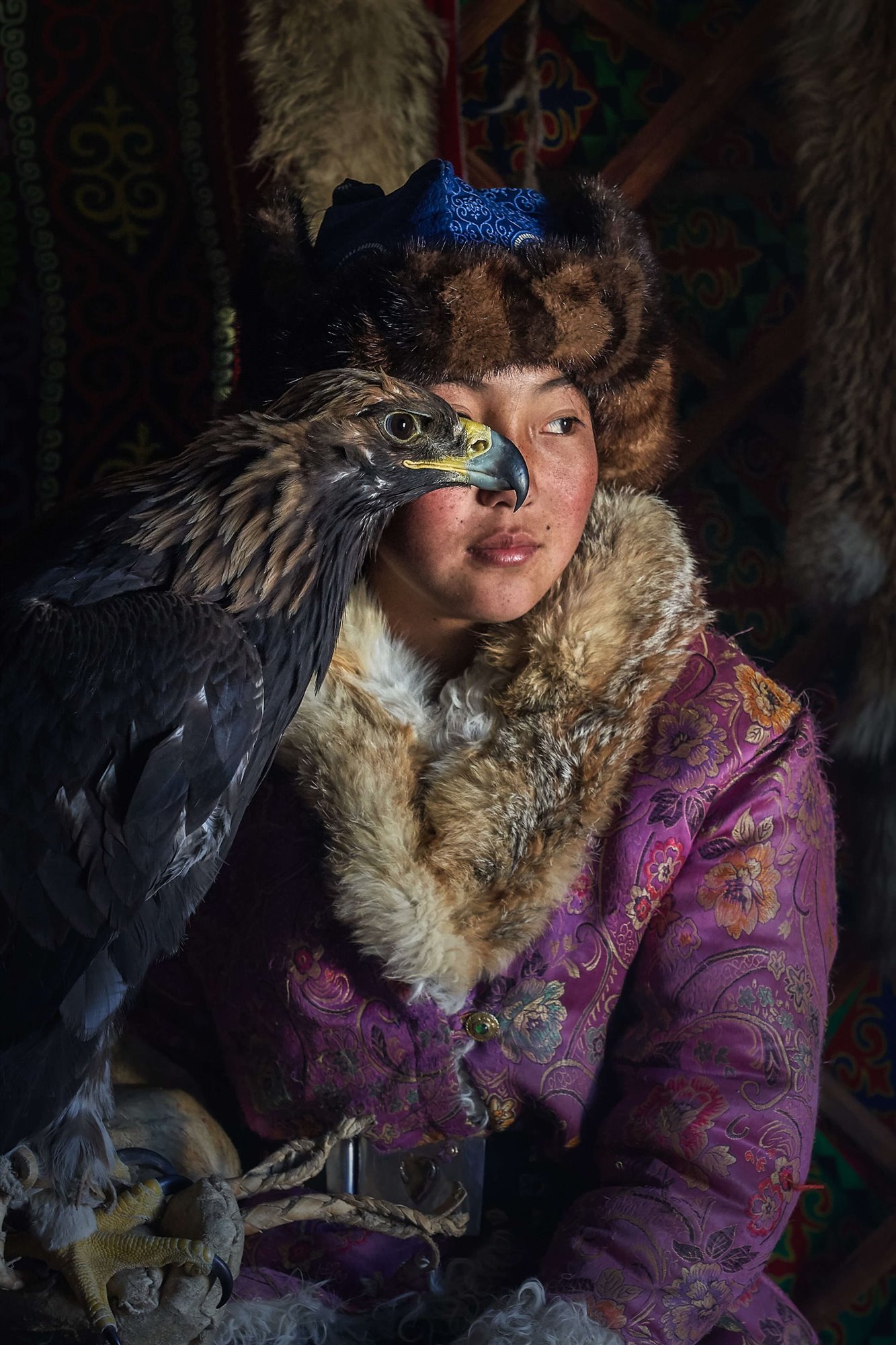 Young Eagle Hunter Lady