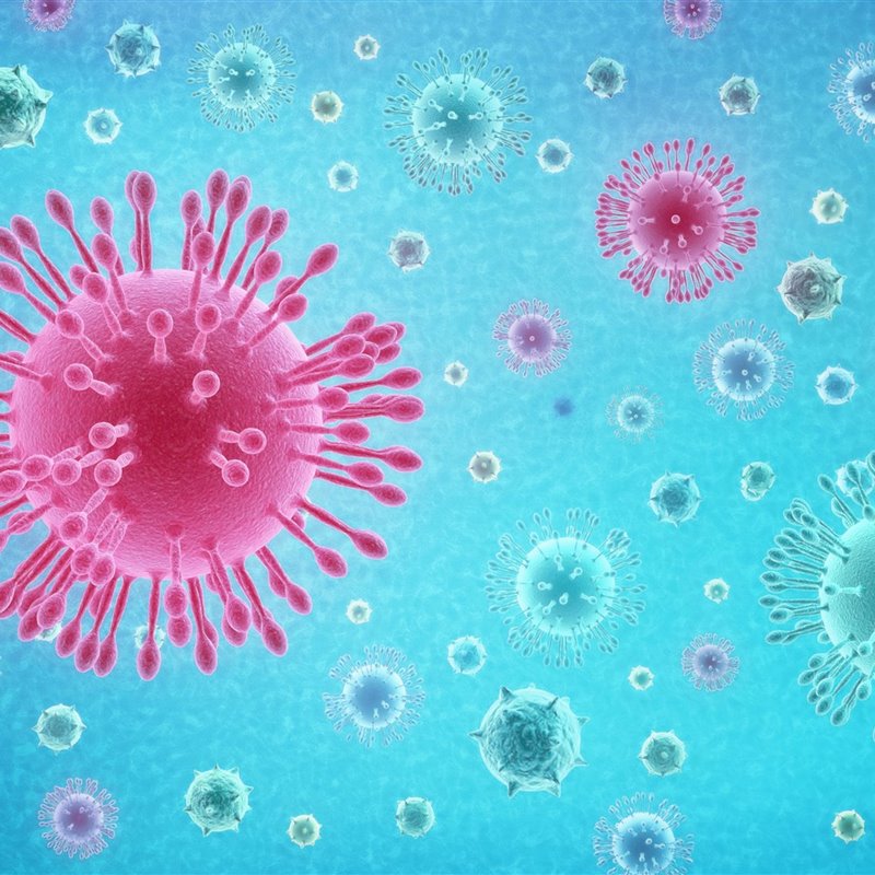 Ilustración conceptual del coronavirus