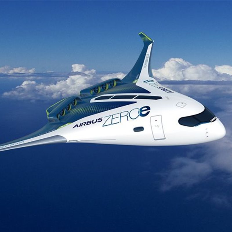 Airbus crea el primer avión propulsado totalmente con hidrógeno 
