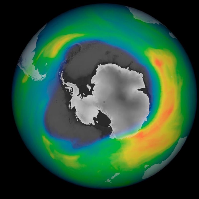 El agujero de la capa de ozono de la Antártida alcanza máximos históricos