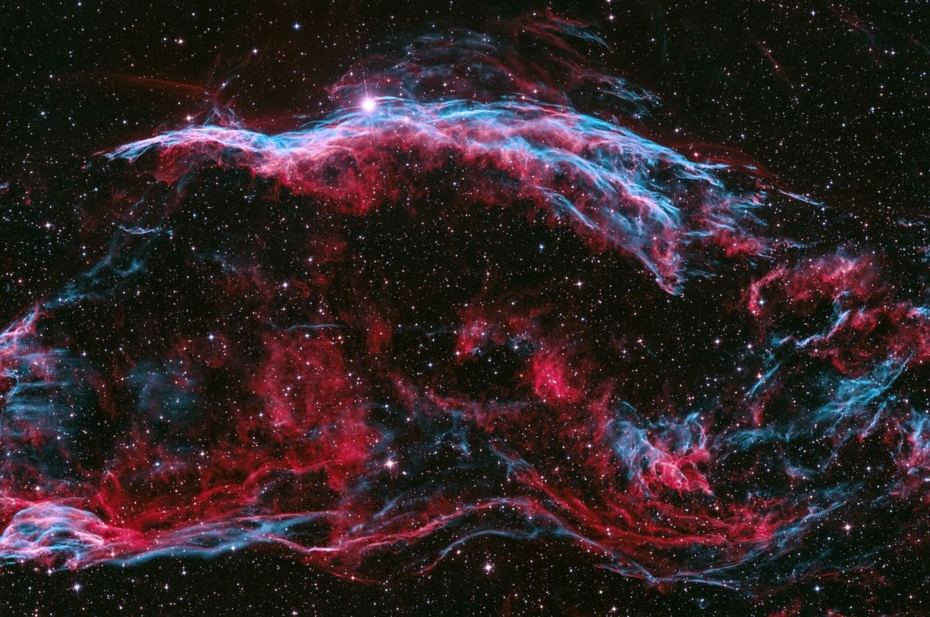 Bicolour Veil Nebula 