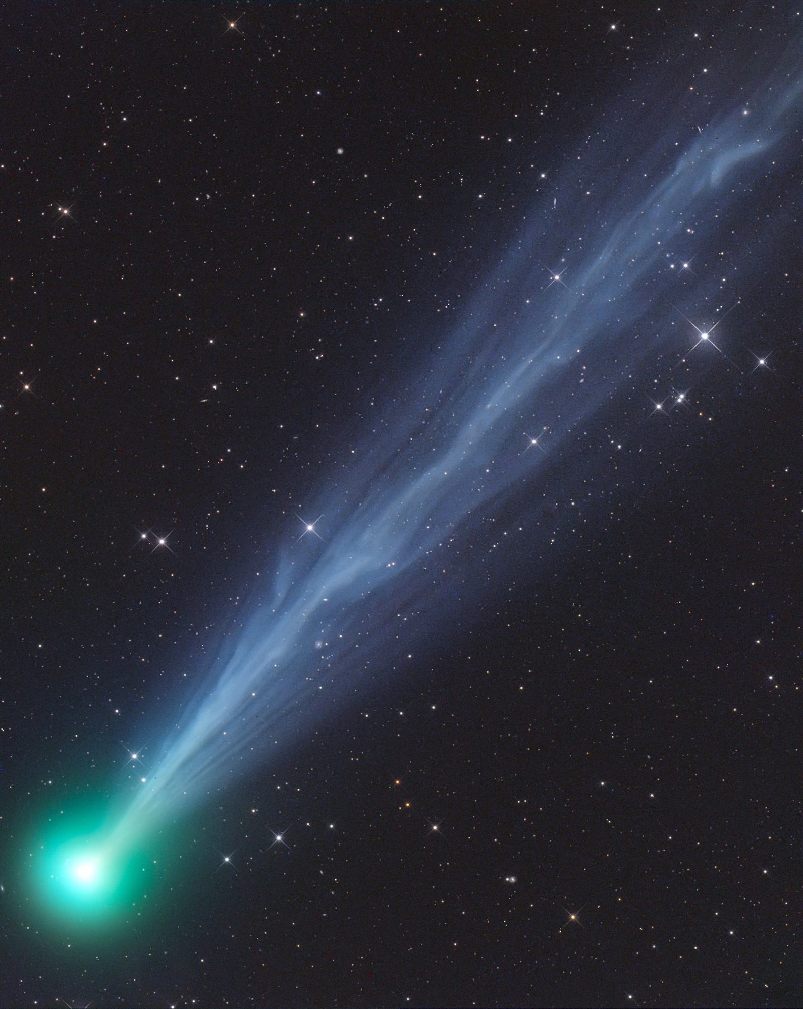 The Exceptionally Active Ion Tail of Comet 2020F8 SWAN