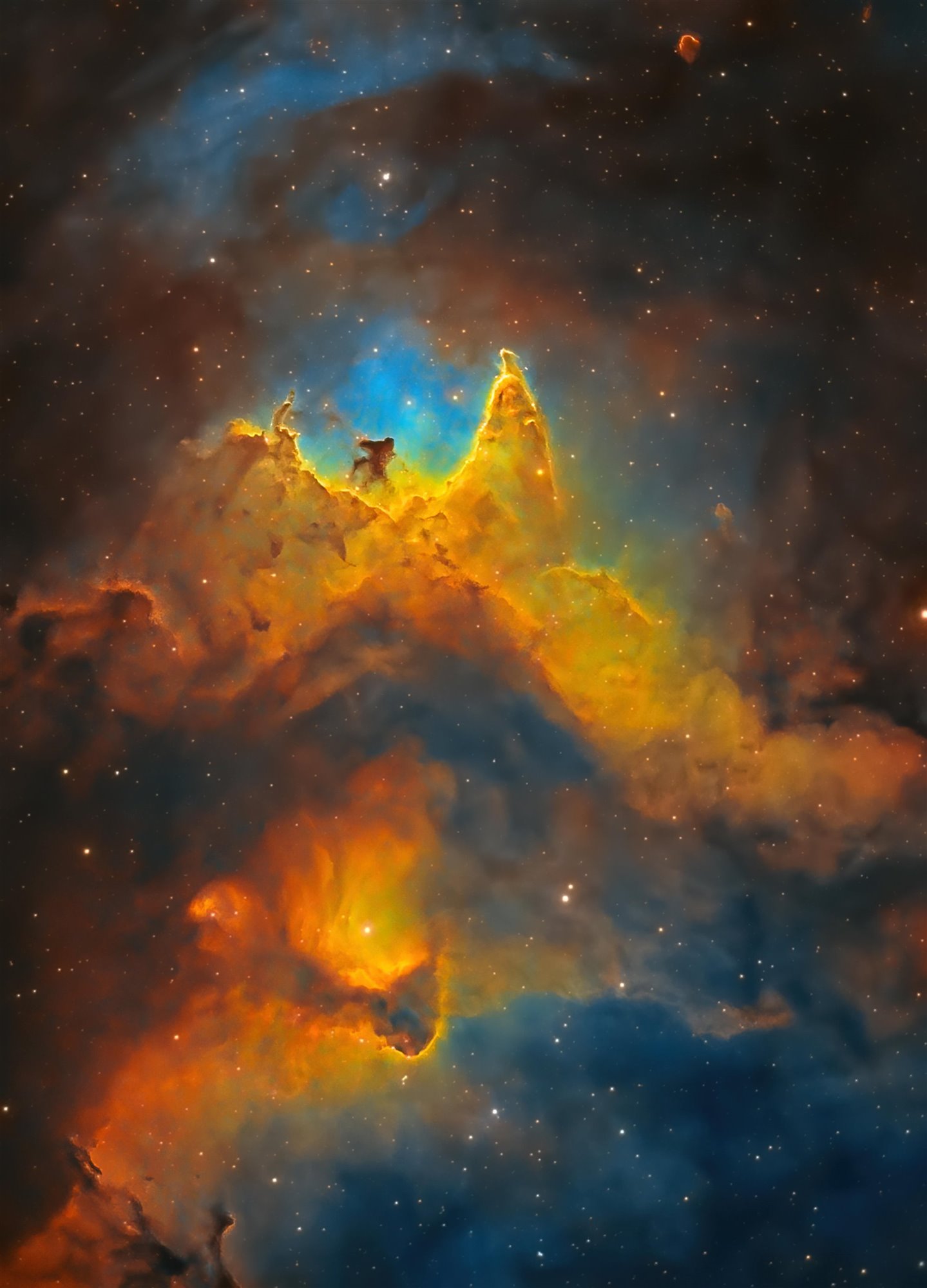 The Soul of Space (Close-up of the Soul Nebula)