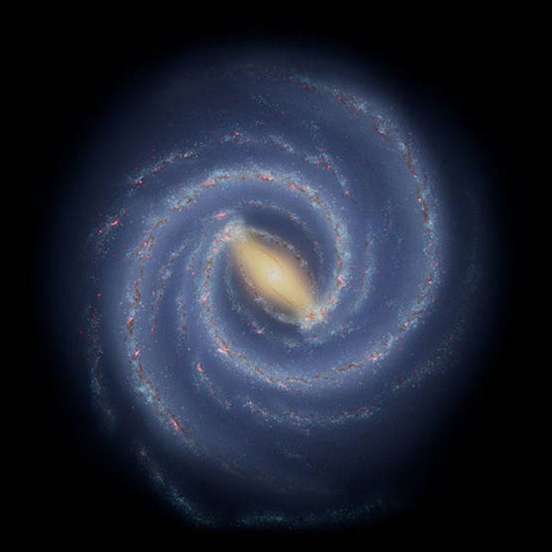 Astrónomos han hallado una anomalía en la estructura de uno de los brazos de la Vía Láctea