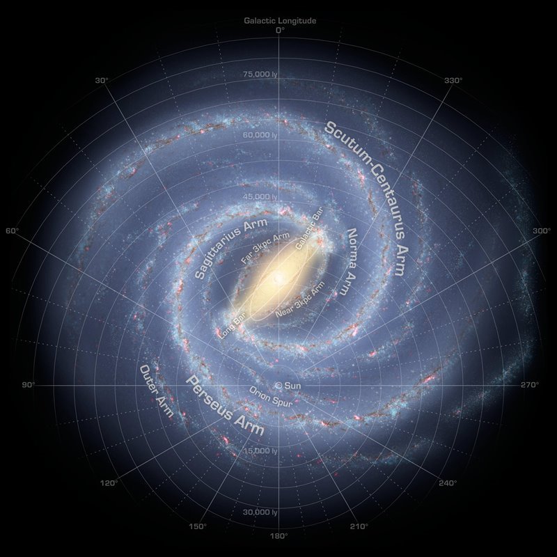 Una anomalía en uno de los brazos de la Vía Láctea