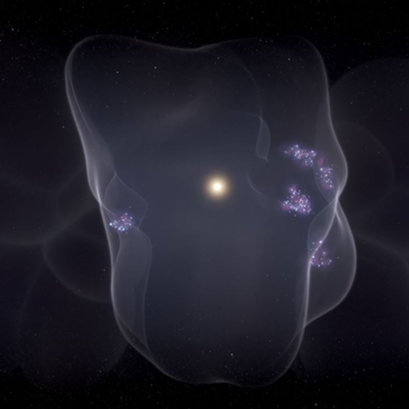 Una burbuja de 1.000 años luz de ancho rodea la Tierra
