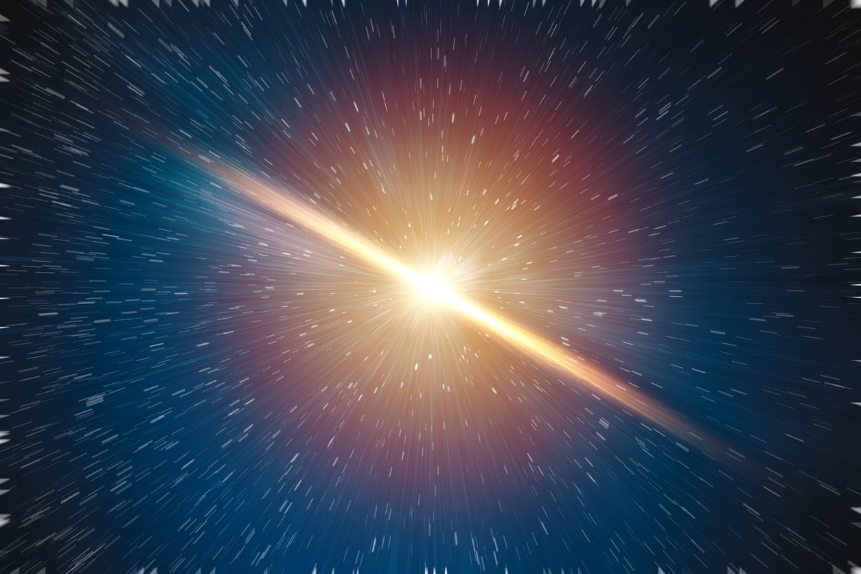 Ilustración que recrea el momento del Big Bang