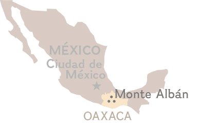 Mapa de Oaxaca.