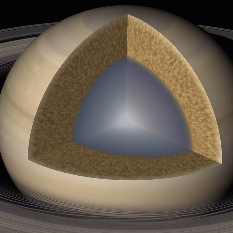 La ondulación de los anillos revela una sorpresa en Saturno