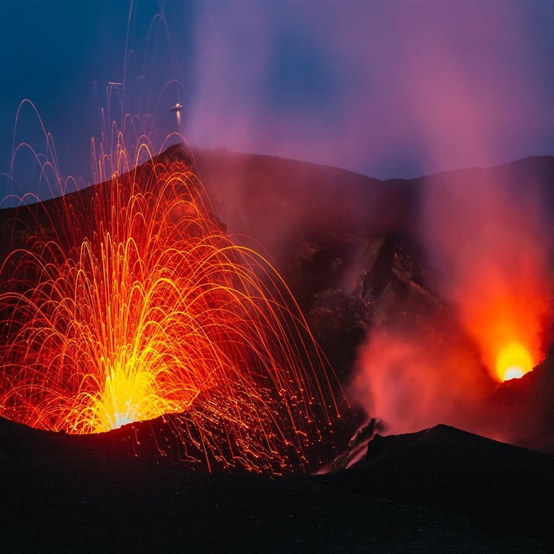 El mapa de los volcanes más activos del mundo