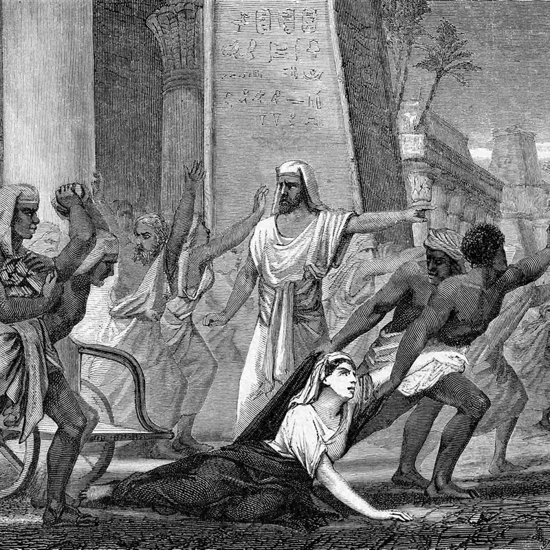 El asesinato de Hipatia (355-415) a manos de seguidores de Cirilo, patriarca cristiano de Alejandría.