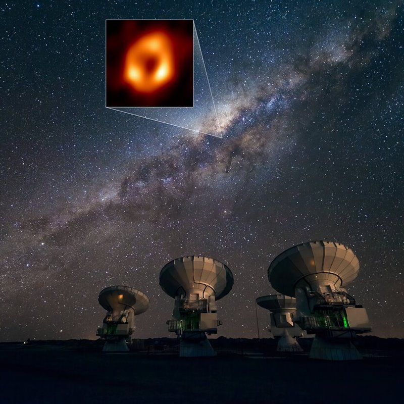 Descubierta una burbuja de gas caliente que orbita el agujero negro del centro de nuestra galaxia