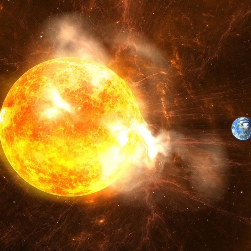 Una supertormenta solar sacude la Tierra cada 1.000 años