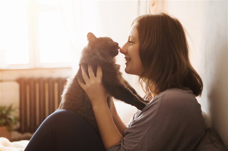 Estudios previos han demostrado que las mascotas, especialmente los gatos, reaccionan mejor a las voces femeninas