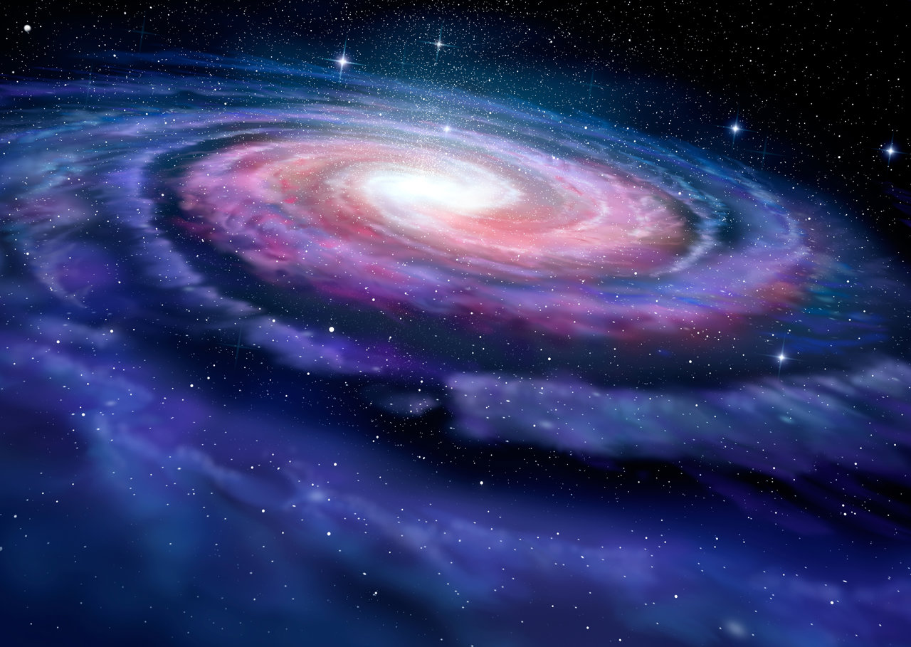 Ilustración de la Vía Láctea
